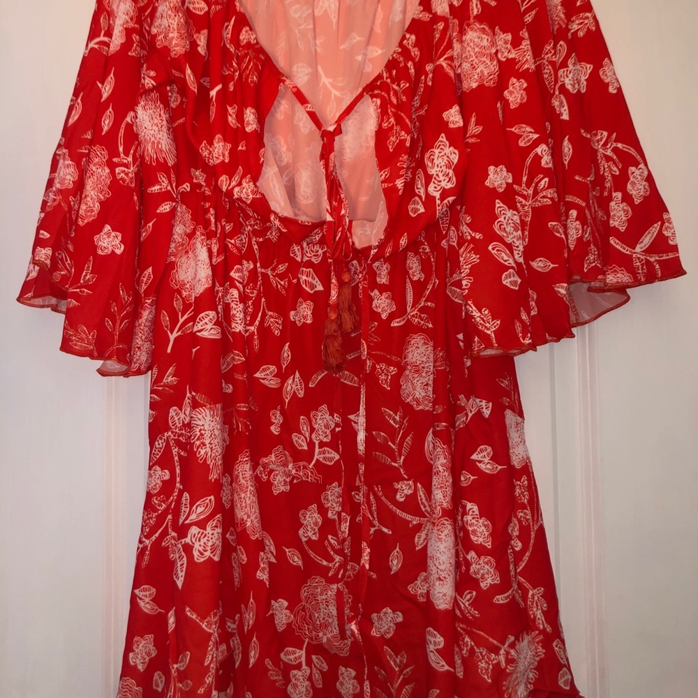 Bell sleeve dress
